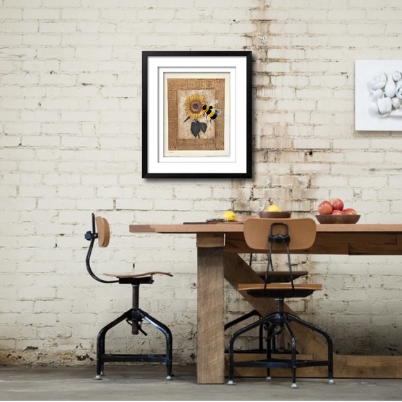 HAND Painted Original Upcycled Thrift Store Find Art Print - Picture 3 of 10